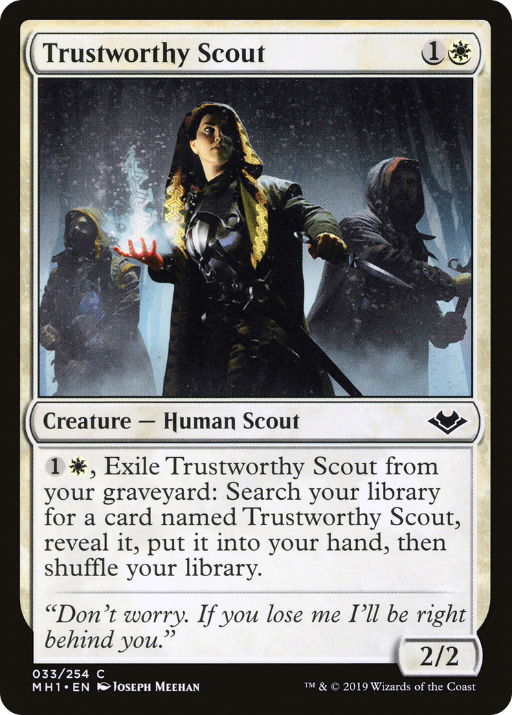 Image of Trustworthy Scout (MH1-033) - Modern Horizons Foil