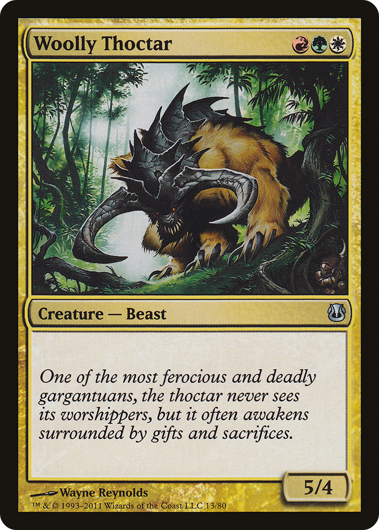 Image of Woolly Thoctar (DDH-013) - Duel Decks: Ajani vs. Nicol Bolas