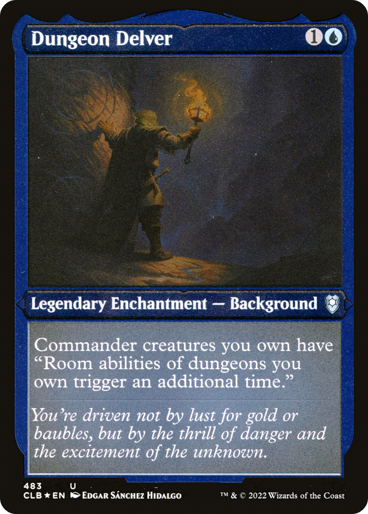 Image of Dungeon Delver (CLB-483) - Commander Legends: Battle for Baldur's Gate Etched Foil
