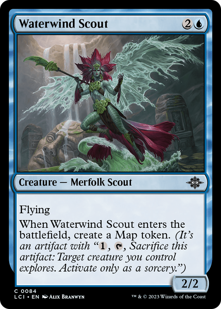 Image of Waterwind Scout (LCI-084) - The Lost Caverns of Ixalan Foil