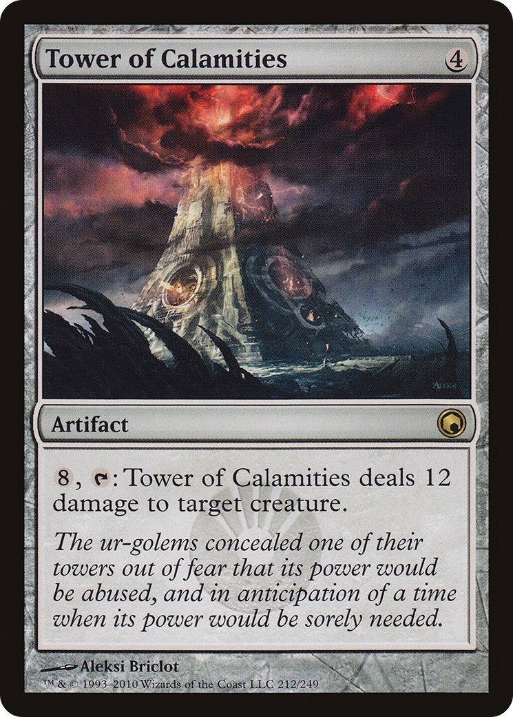 Image of Tower of Calamities (SOM-212) - Scars of Mirrodin Foil