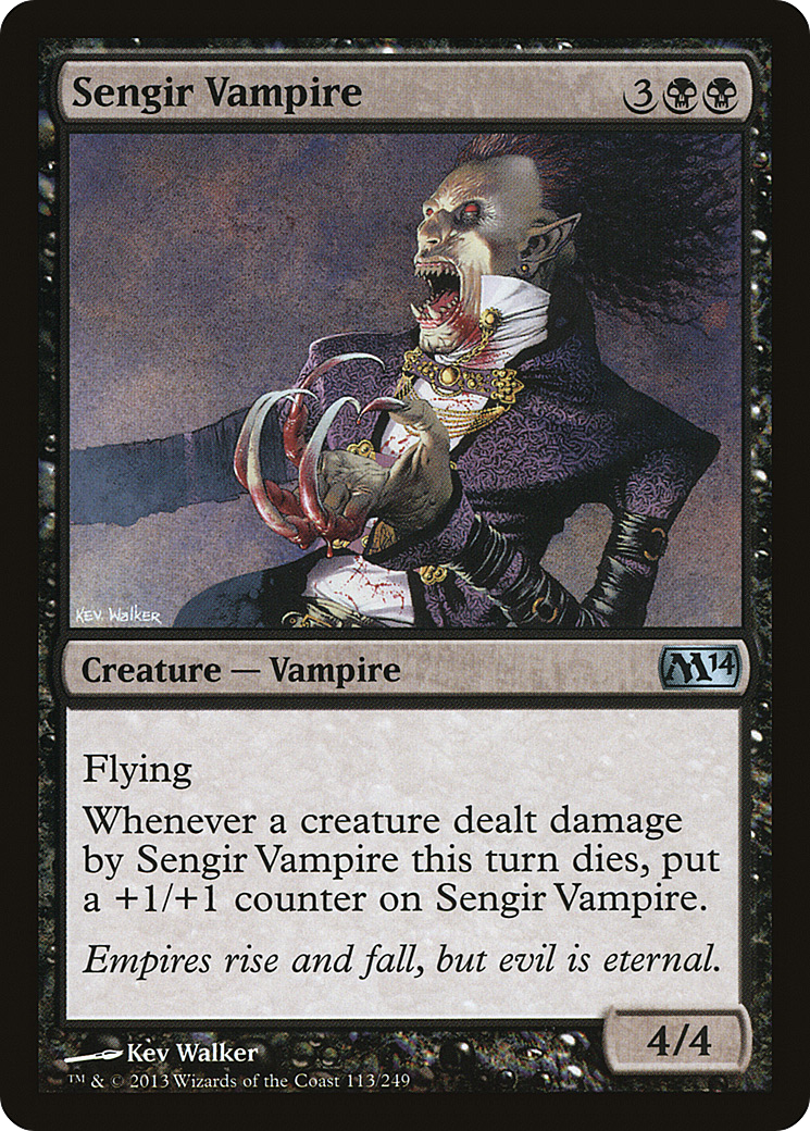 Image of Sengir Vampire (M14-113) - Magic 2014