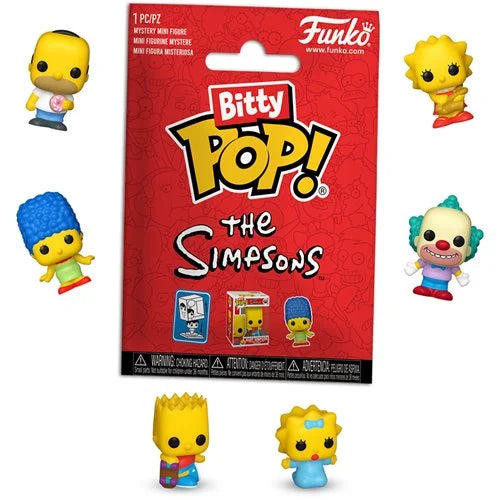 Image of The Simpsons Funko Bitty Pop! Mini-Figure Singles Display Case of 32