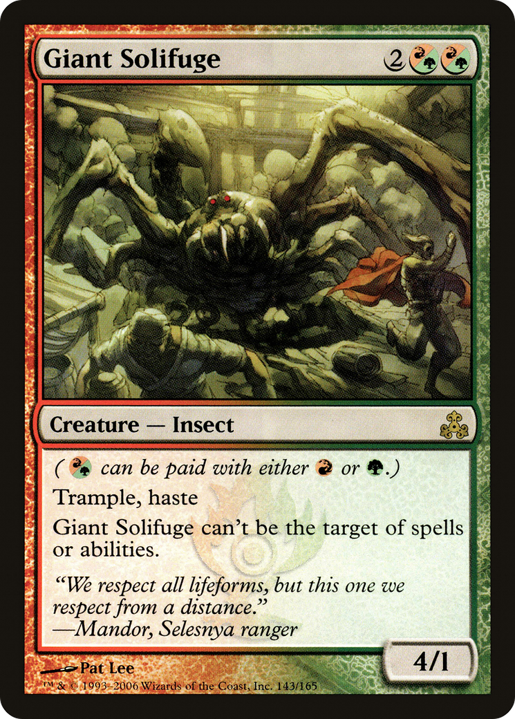 Image of Giant Solifuge (GPT-143) - Guildpact Foil