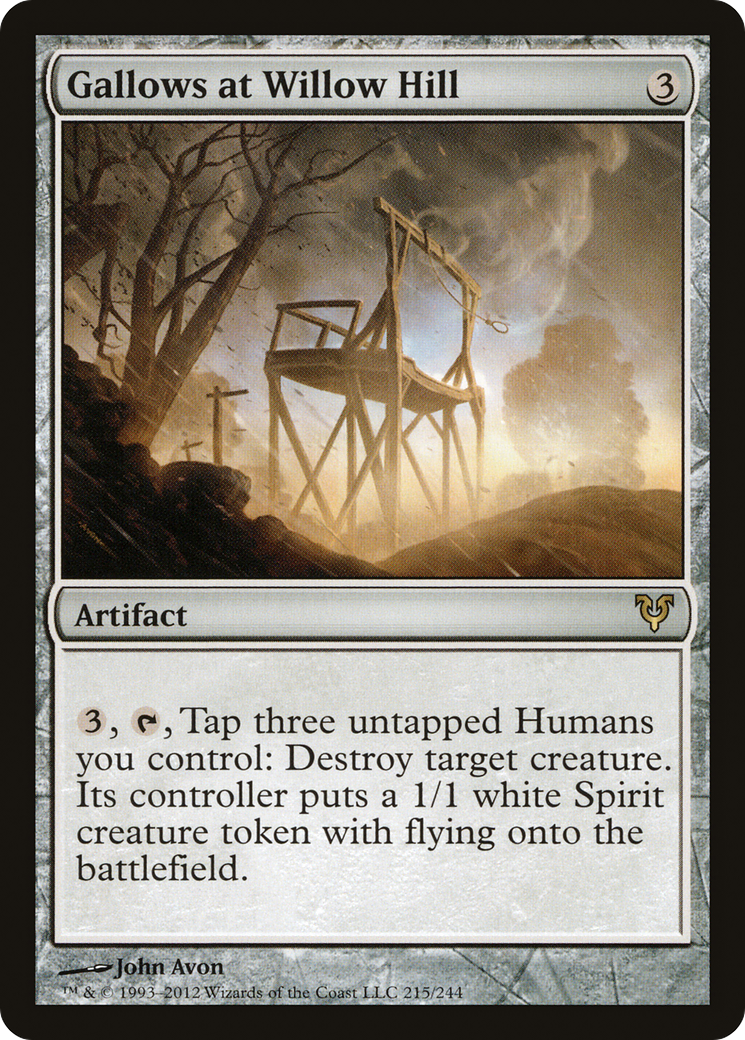 Image of Gallows at Willow Hill (AVR-215) - Avacyn Restored Foil