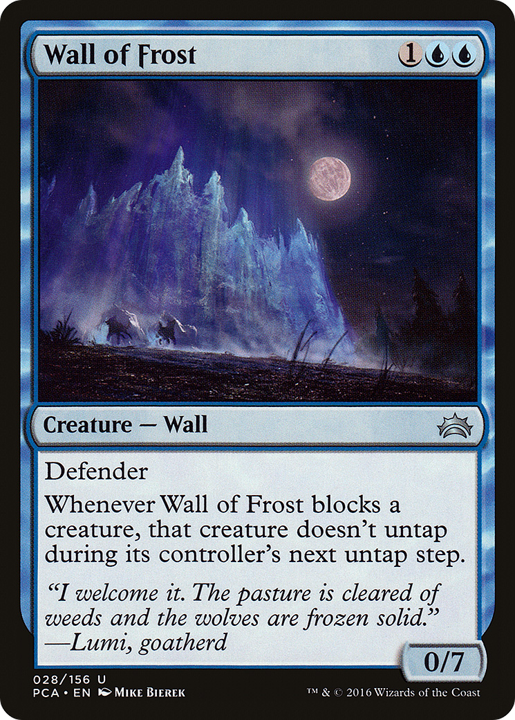 Image of Wall of Frost (PCA-028) - Planechase Anthology
