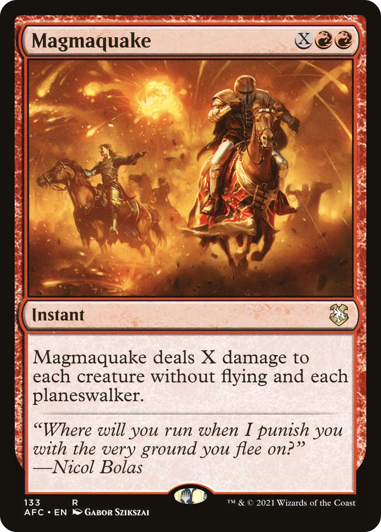 Image of Magmaquake (AFC-133) - Forgotten Realms Commander