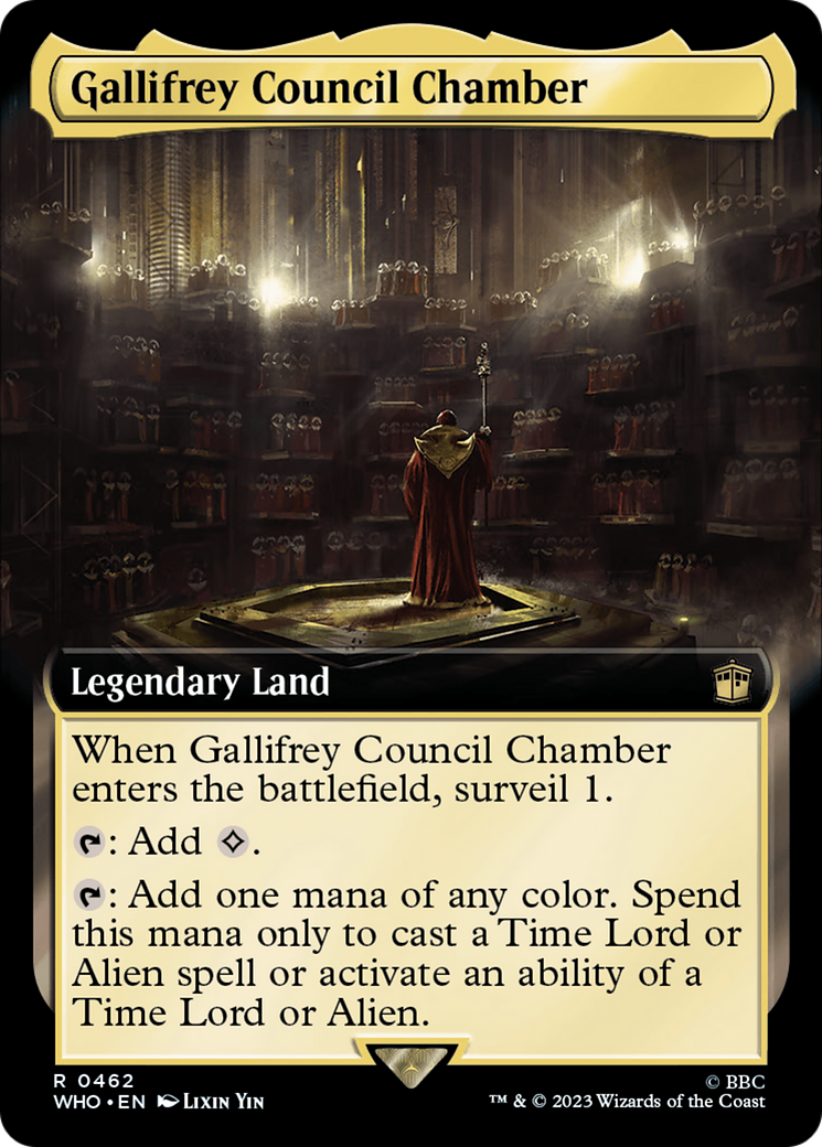 Image of Gallifrey Council Chamber (Extended Art) (WHO-462) - Doctor Who: (Extended Art)