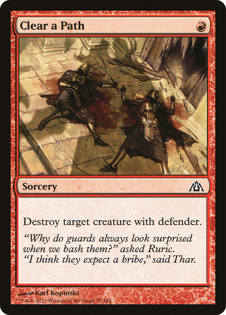 Image of Clear a Path (DGM-032) - Dragon's Maze