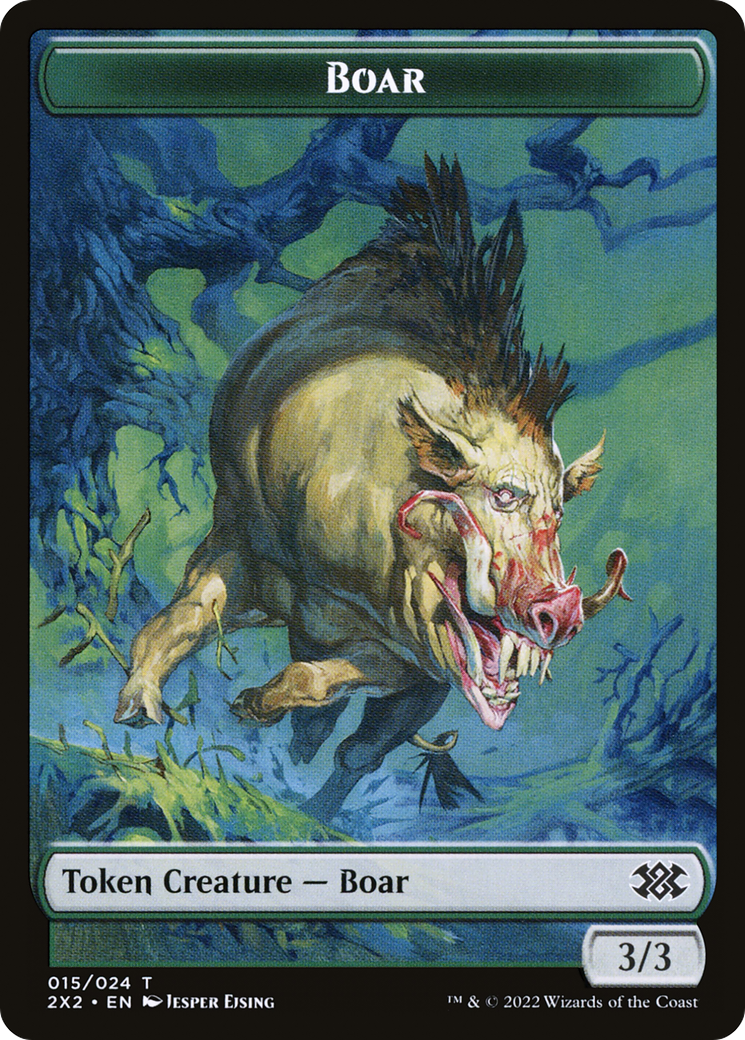 Image of Boar (T2X2-015) - Double Masters 2022 Tokens