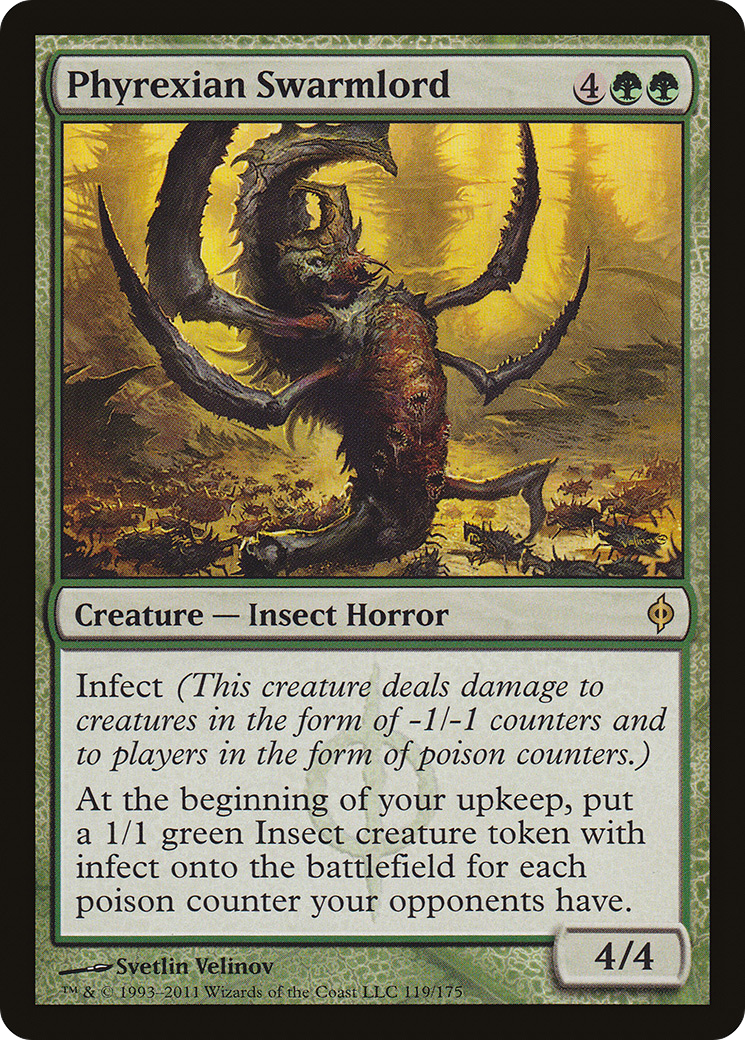 Image of Phyrexian Swarmlord (NPH-119) - New Phyrexia