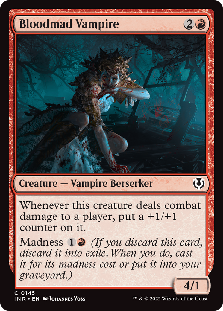 Image of Bloodmad Vampire (INR-145) - Innistrad Remastered Foil