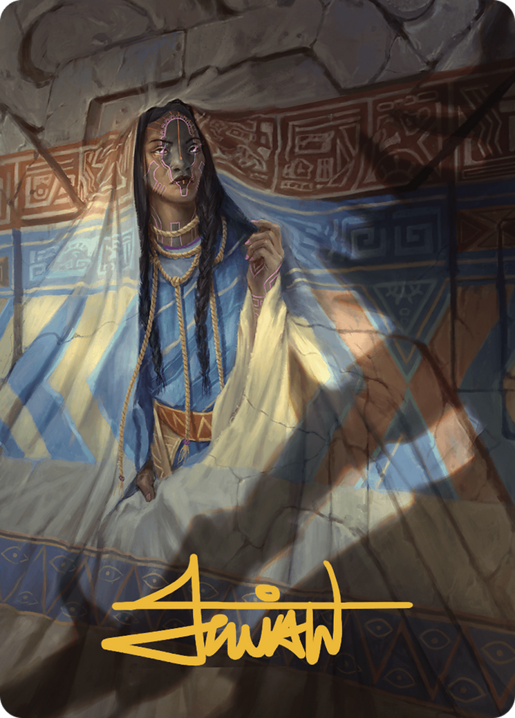 Image of Whispersilk Cloak // Whispersilk Cloak (ALCI-080) - The Lost Caverns of Ixalan Art Series (Borderless) Foil