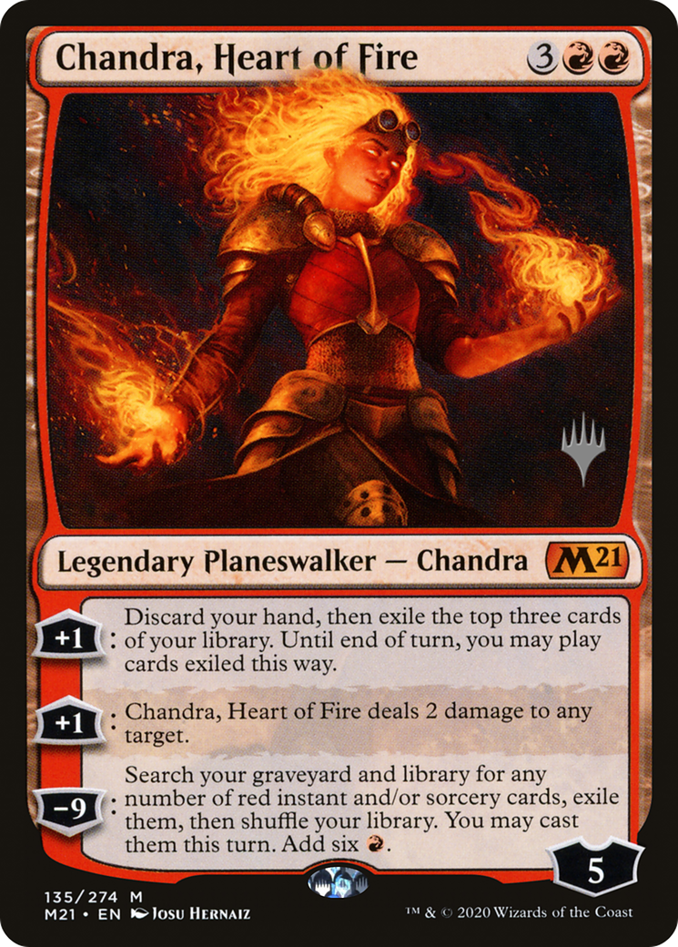 Image of Chandra, Heart of Fire (PPM21-135) - Core Set 2021 Promos