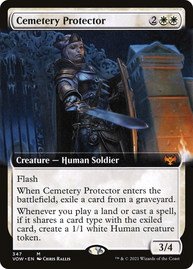 Image of Cemetery Protector (Extended Art) (VOW-347) - Innistrad: Crimson Vow: (Extended Art) Foil