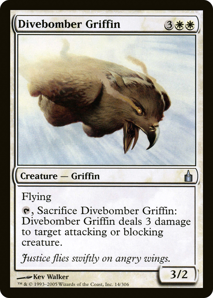 Image of Divebomber Griffin (RAV-014) - Ravnica: City of Guilds
