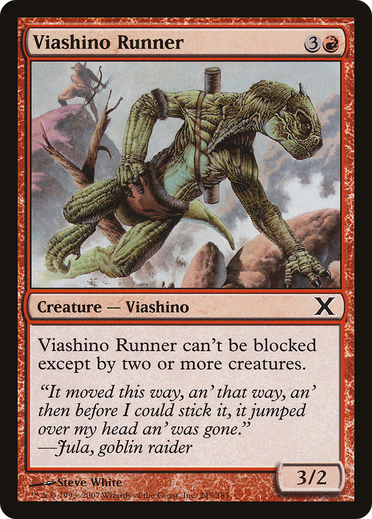 Image of Viashino Runner (10E-245) - Tenth Edition Foil