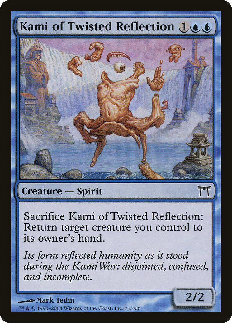 Image of Kami of Twisted Reflection (CHK-071) - Champions of Kamigawa Foil