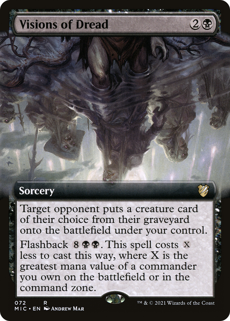 Image of Visions of Dread (Extended Art) (MIC-072) - Midnight Hunt Commander: (Extended Art)