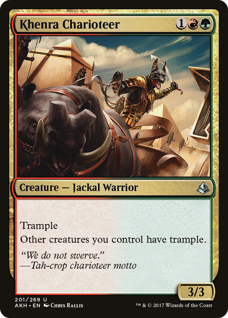 Image of Khenra Charioteer (AKH-201) - Amonkhet