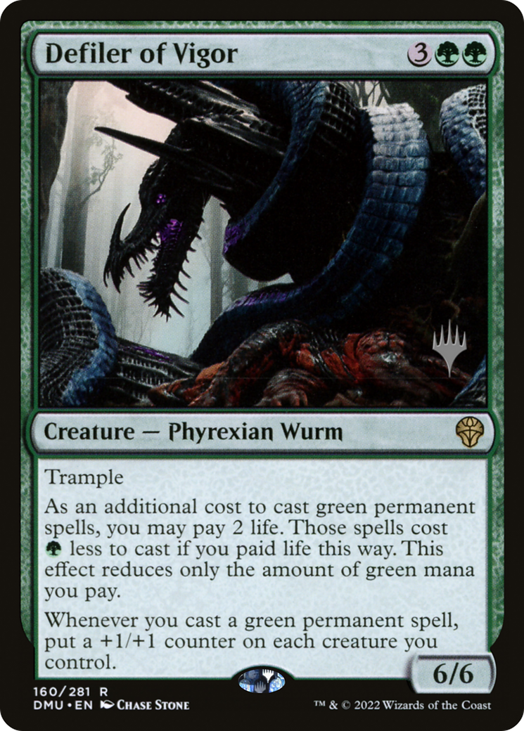 Image of Defiler of Vigor (PPDMU-160) - Dominaria United Promos Foil