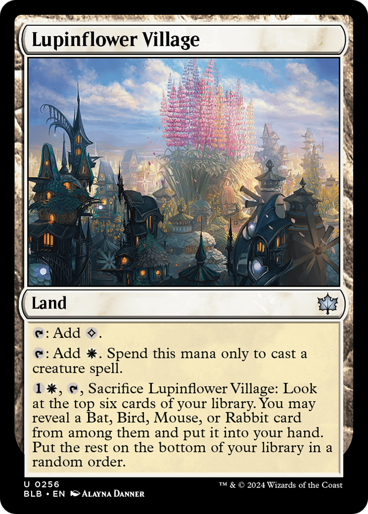 Image of Lupinflower Village (BLB-256) - Bloomburrow