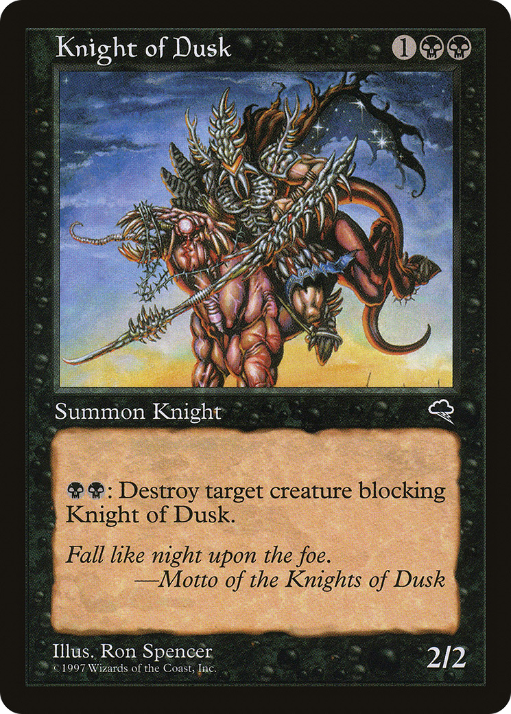 Image of Knight of Dusk (TMP-140) - Tempest