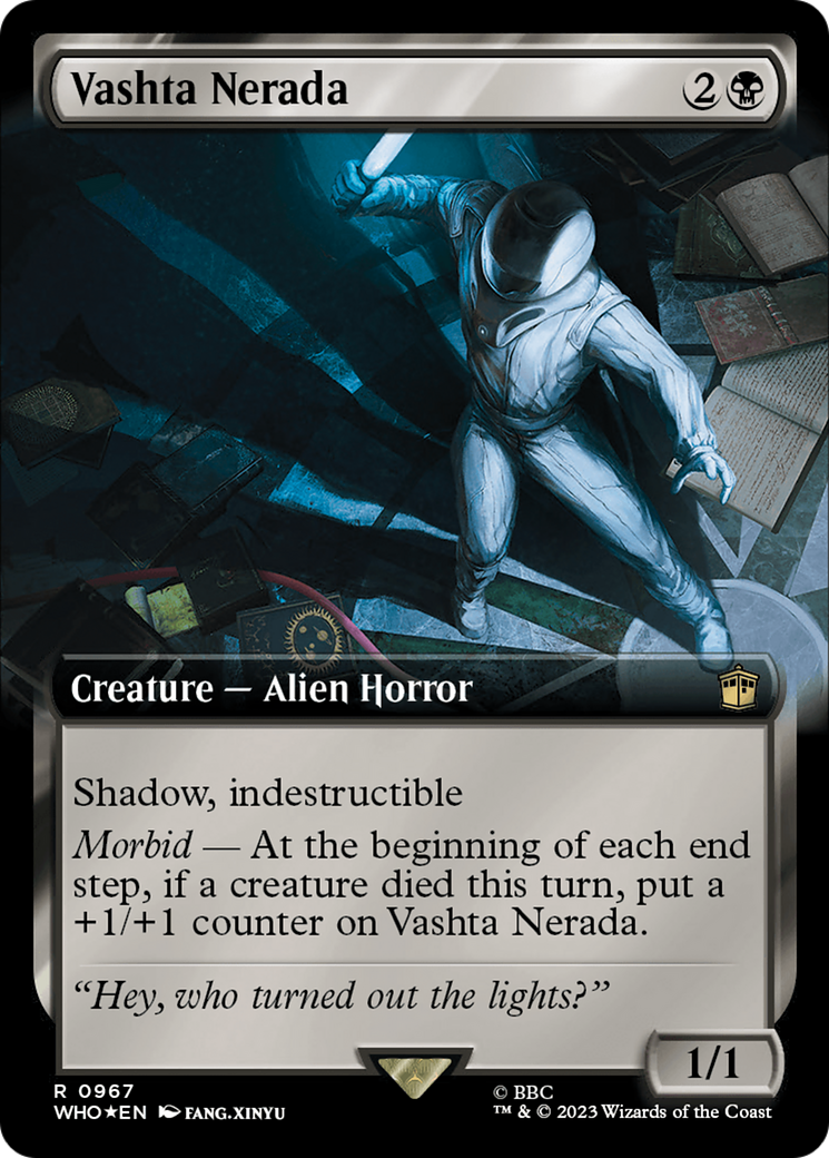 Image of Vashta Nerada (Extended Art) (Surge Foil) (WHO-967) - Doctor Who: (Extended Art) Foil