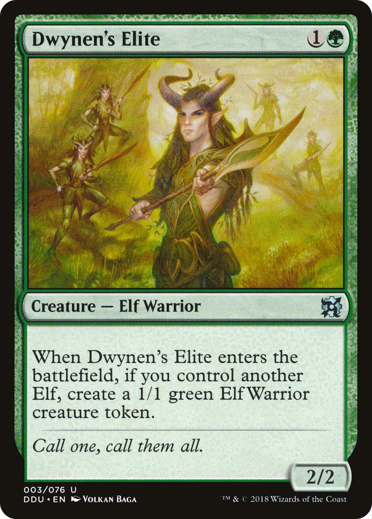 Image of Dwynen's Elite (DDU-003) - Duel Decks: Elves vs. Inventors