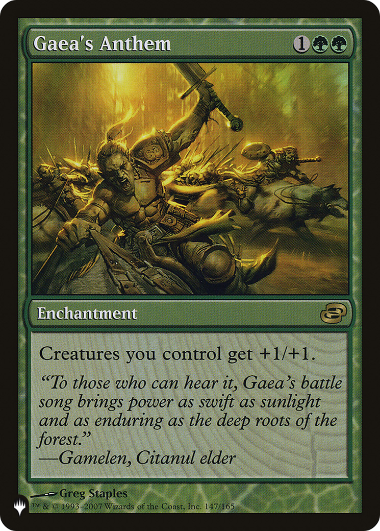 Image of Gaea's Anthem (LIST-147/165) - The List: (colorshifted)