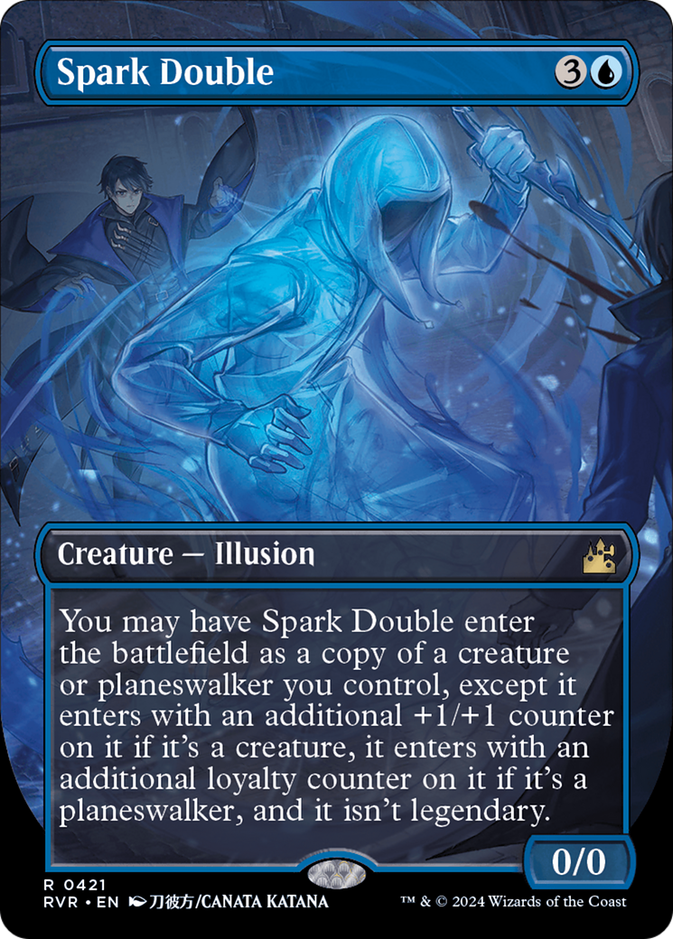 Image of Spark Double (Anime Borderless) (RVR-421) - Ravnica Remastered (Borderless) Foil