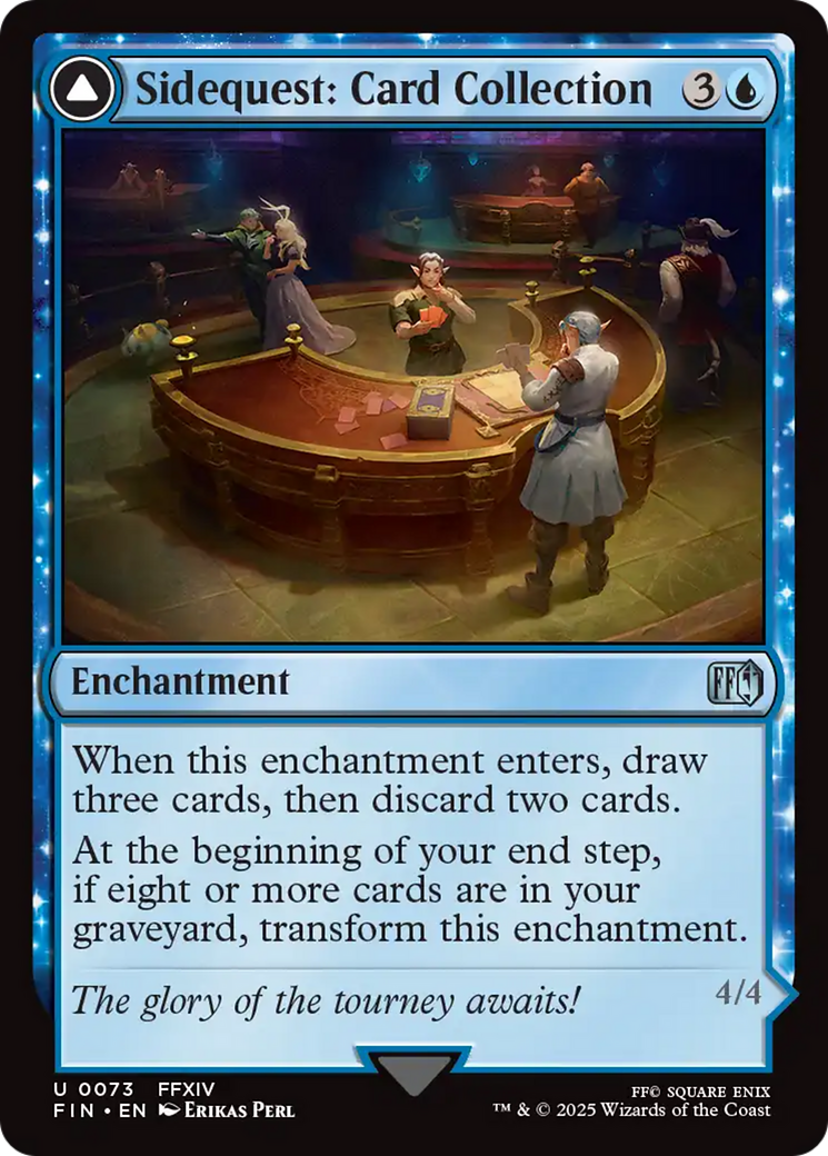 Image of Sidequest: Card Collection (FIN-073) - FINAL FANTASY: (enchantment)
