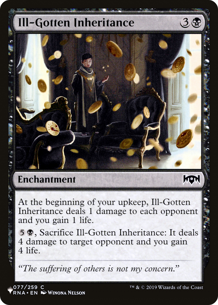 Image of Ill-Gotten Inheritance (LIST-RNA-77) - The List