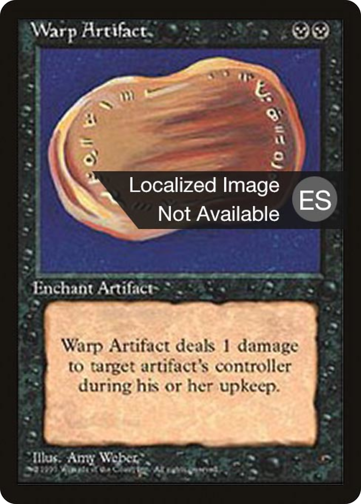 Image of Warp Artifact (4BB-) - Fourth Edition Foreign Black Border