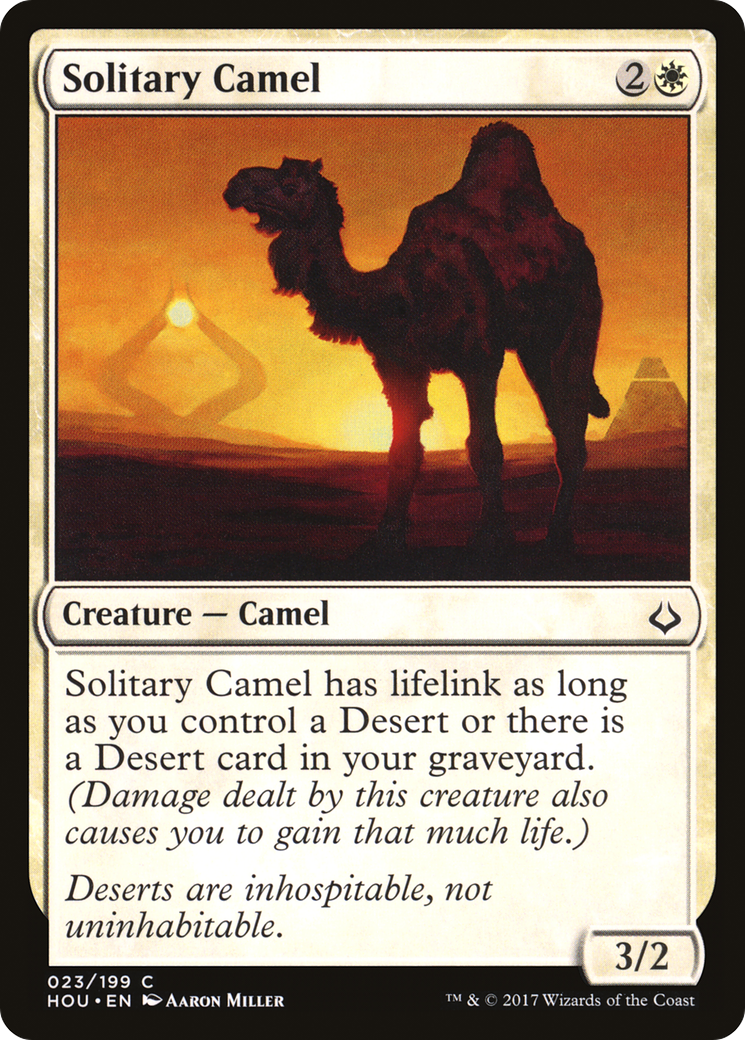 Image of Solitary Camel (HOU-023) - Hour of Devastation Foil