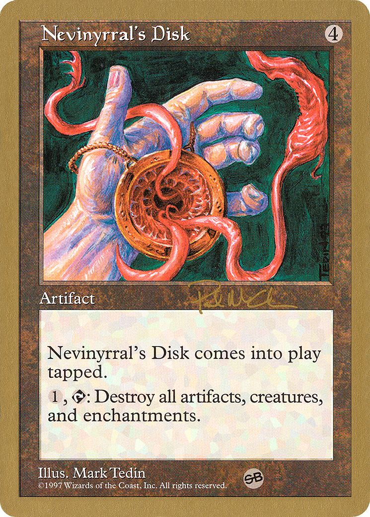 Image of Nevinyrral's Disk - 1997 Paul McCabe (5ED) (SB) (WCD-) - World Championship Decks 1997