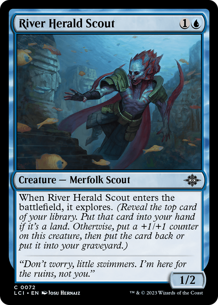 Image of River Herald Scout (LCI-072) - The Lost Caverns of Ixalan