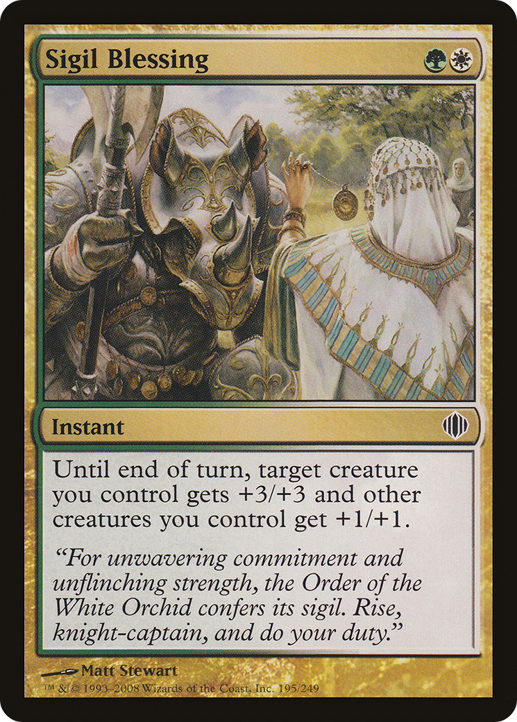 Image of Sigil Blessing (ALA-195) - Shards of Alara Foil
