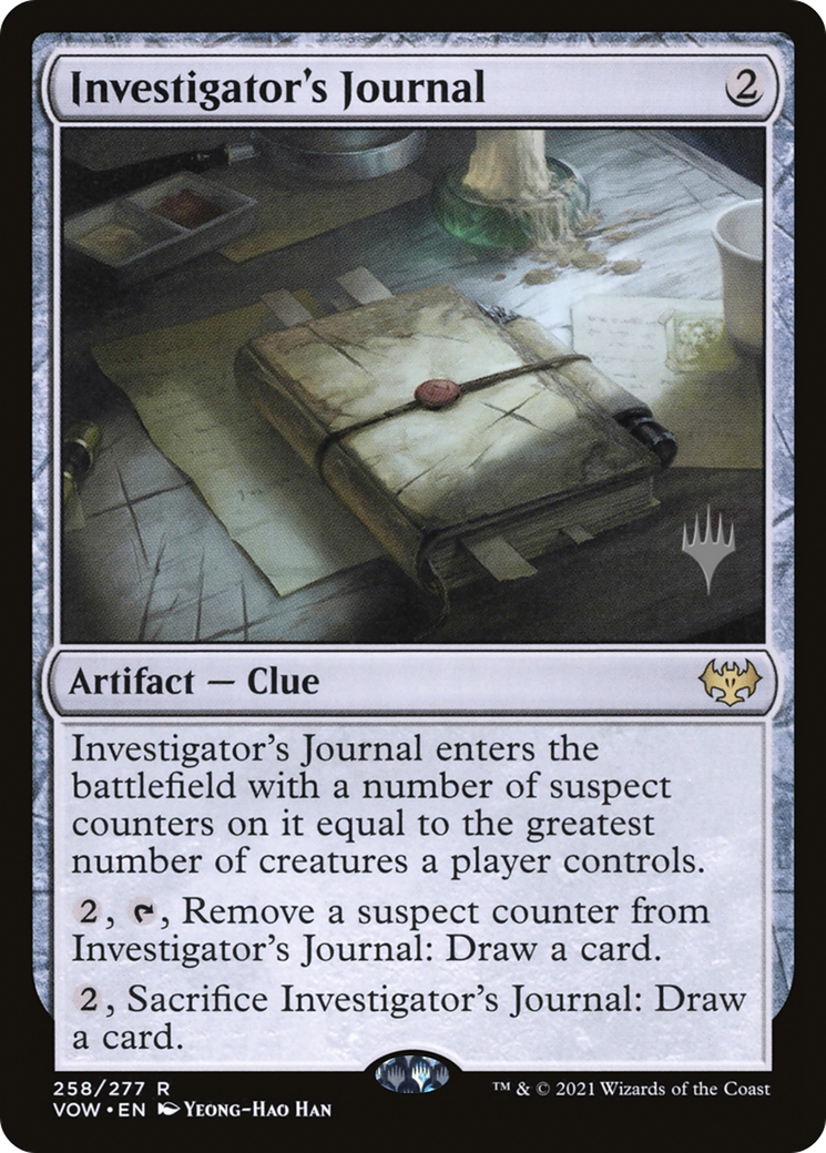 Image of Investigator's Journal (PPNEO-) - Innistrad: Crimson Vow Promos