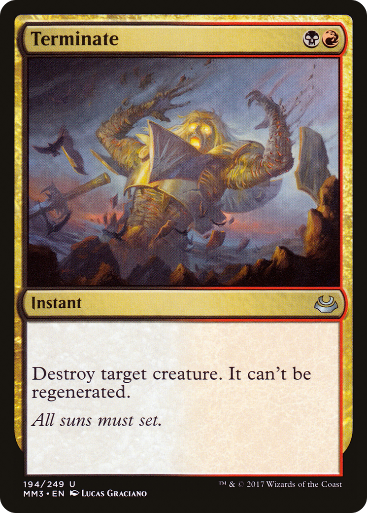 Image of Terminate (MM3-194) - Modern Masters 2017