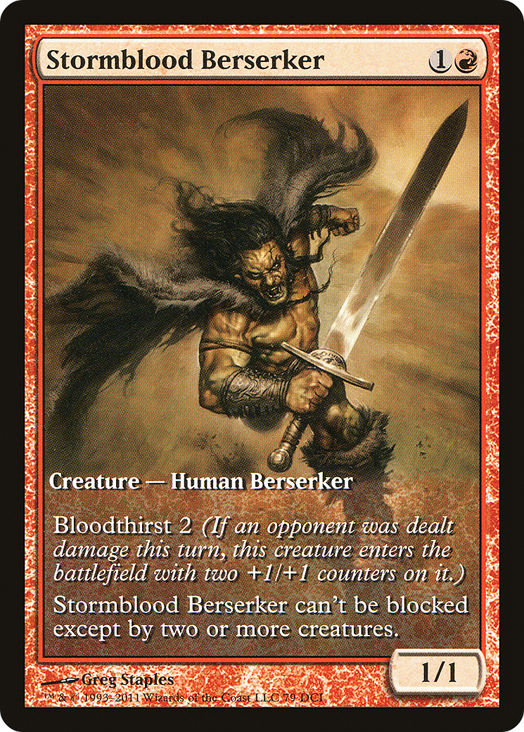 Image of Stormblood Berserker (GAME-156) - DCI Promos