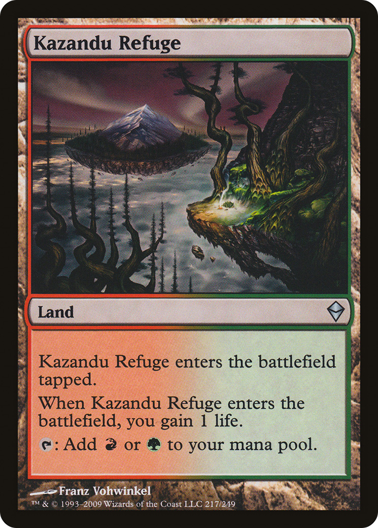 Image of Kazandu Refuge (ZEN-217) - Zendikar