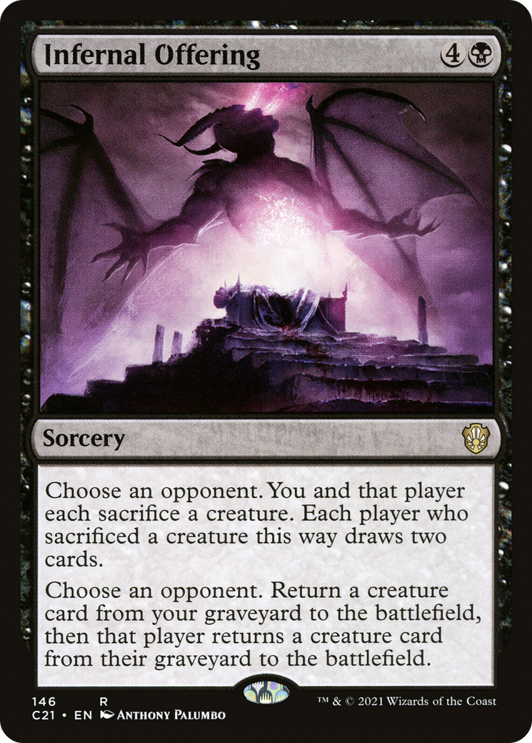 Image of Infernal Offering (C21-146) - Commander 2021