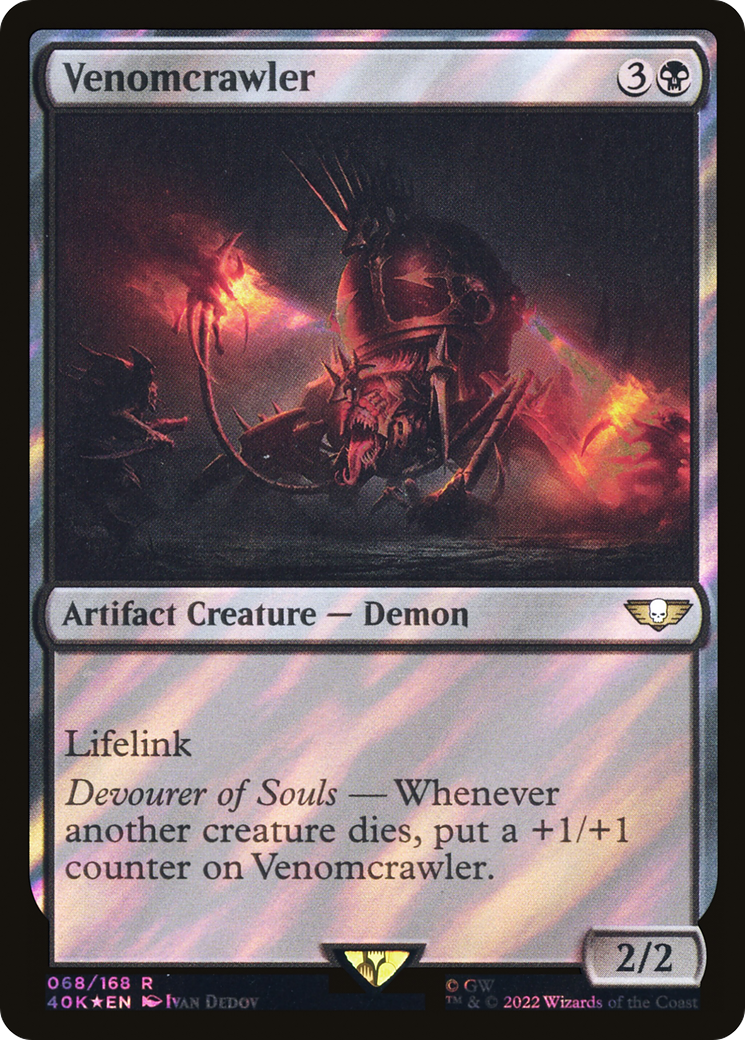 Image of Venomcrawler (Surge Foil) (40K-068) - Warhammer 40,000 Commander Foil