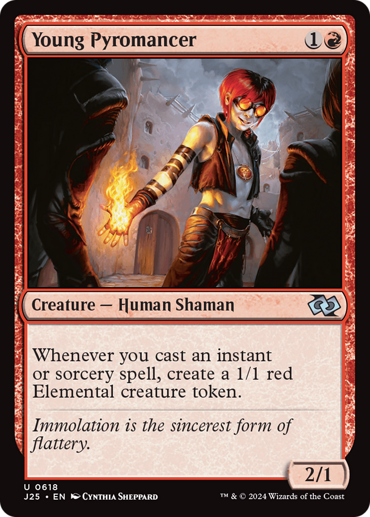 Image of Young Pyromancer (J25-618) - Foundations Jumpstart