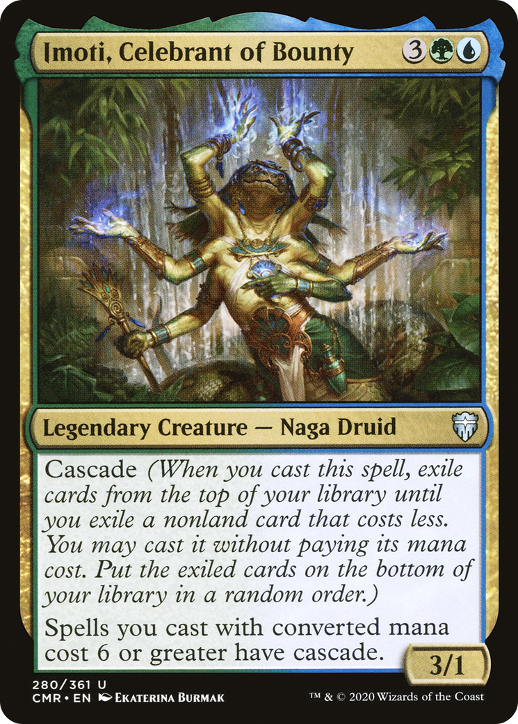 Image of Imoti, Celebrant of Bounty (CMR-280) - Commander Legends