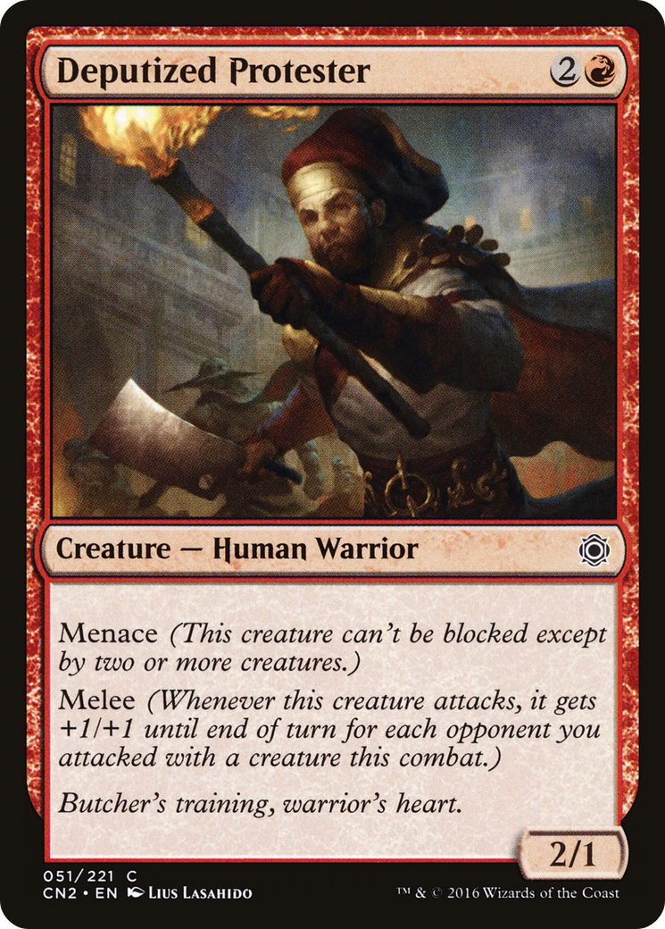 Image of Deputized Protester (CN2-051) - Conspiracy: Take the Crown
