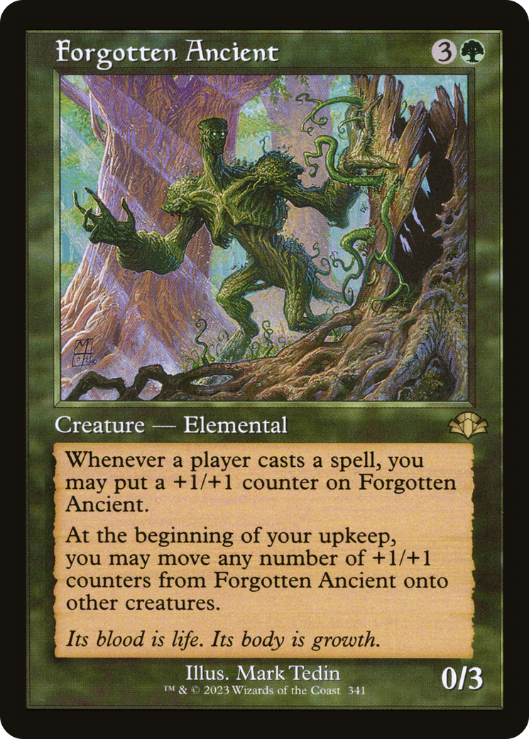 Image of Forgotten Ancient (Retro Frame) (DMR-341) - Dominaria Remastered Foil