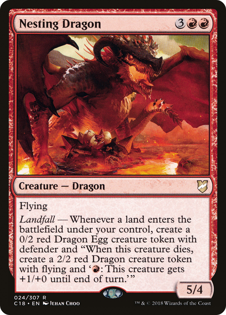 Image of Nesting Dragon (C18-024) - Commander 2018