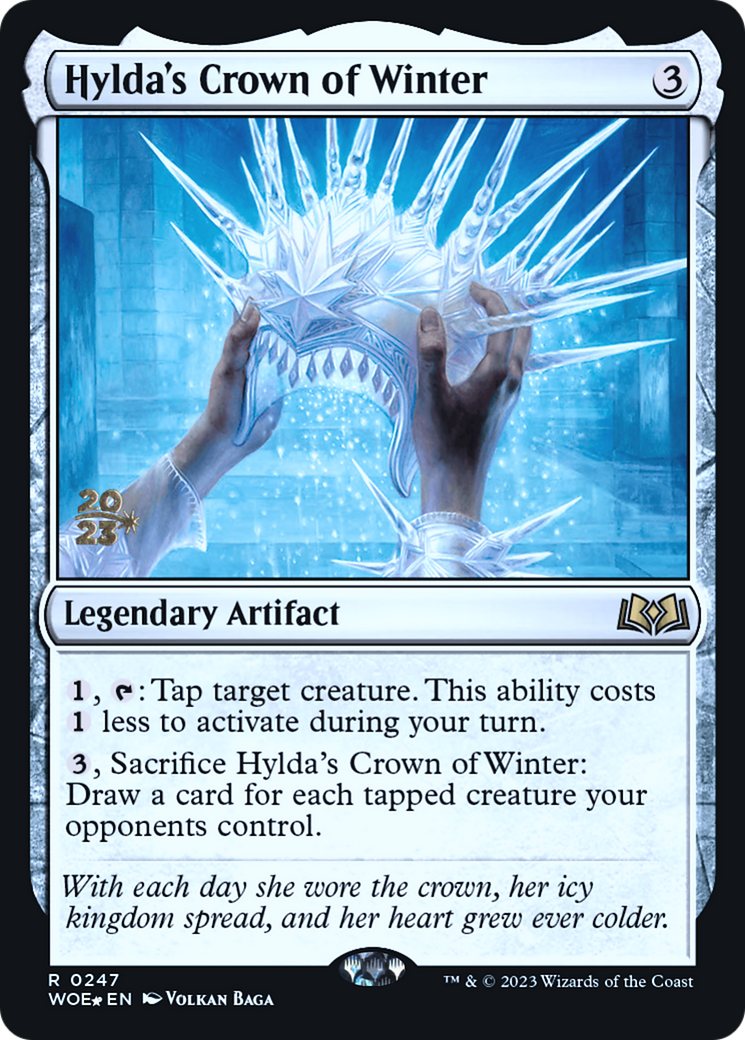 Image of Hylda's Crown of Winter (PRE-247) - Wilds of Eldraine Promos Foil
